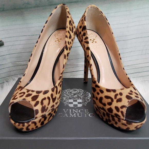 Vince camuto leopard print calf hair size 8 - Picture 3 of 7